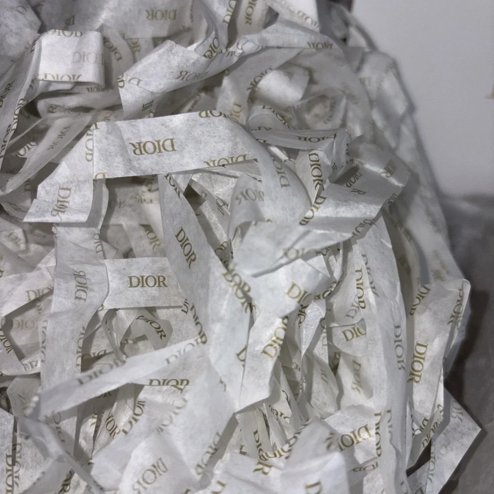 DIOR MEDIUM WHITE PEBBLE BOX 9